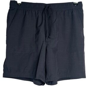 Avalanche Mens Charcoal Gray Micro Stripe Hiking Active Shorts CAM523R Size L